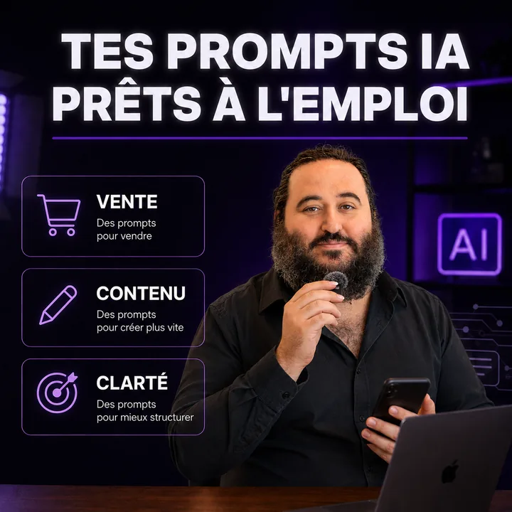 Tes prompts IA prêts à l'emploi