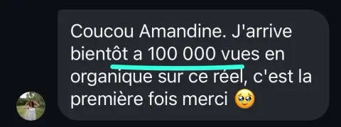 Résultat réel d'un participant